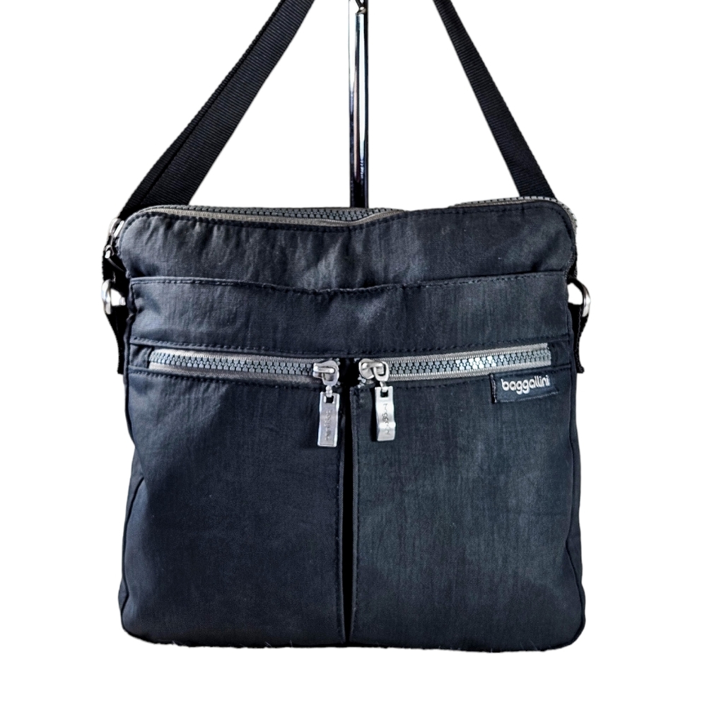 Baggallini Comrade Black Crossbody Bag Purse